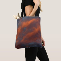 Début du matin Orange Sky Nature Sac fourre-tout