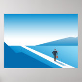 Début du voyage Blue Road Poster (Devant)