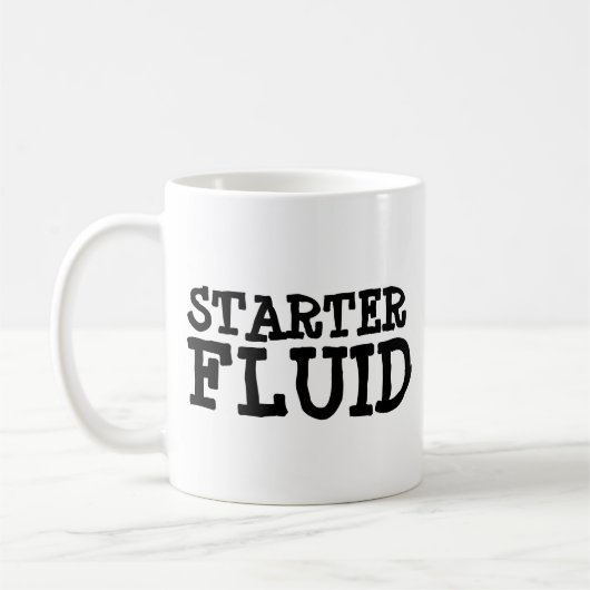 DÉBUT FLUID TRENDY FUNNY CAFÉ MUG (Gauche)