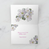 Debut Gefeliciteerd Spring Beauty Wildflower Kaart (Binnen)