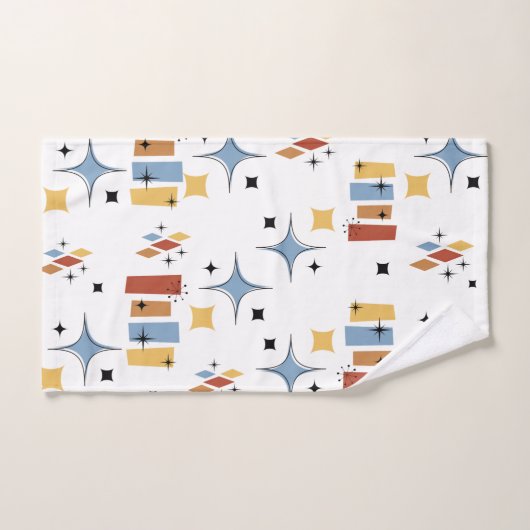 Début rétro du milieu du siècle (Serviette à main)