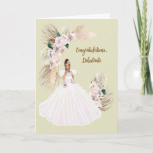 Debutante Gefeliciteerd Kaart