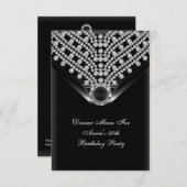 DEC MENU RSVP 1Revised Annie's Birthday Invitation Kaart (Voorkant / Achterkant)