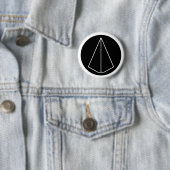 DECA SYMBOOL - PAPIERVLIEGTUIG RONDE BUTTON 5,7 CM (In situ)