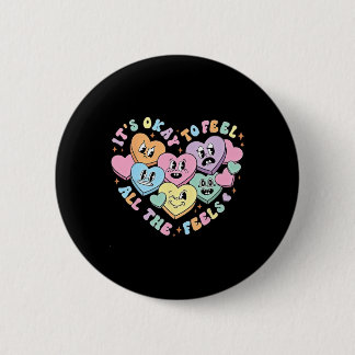 Decaan Valentijn, Geestelijke Gezondheid Valentijn Ronde Button 5,7 Cm