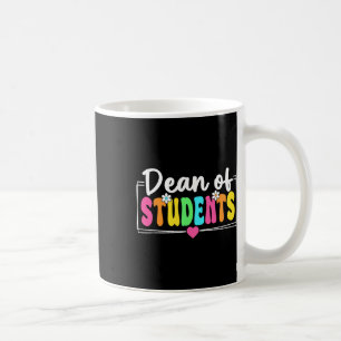 Decaan van studenten terug naar school leraren stu koffiemok