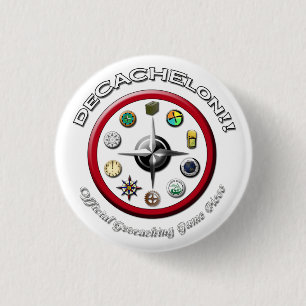 Decachelon Logo - kleine knop Ronde Button 3,2 Cm