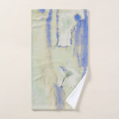Décadence Aquarelle En Vert Pâle Et Bleu (Serviette à main)