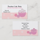 Decadent Cake Balls Visitekaartje (Voorkant / Achterkant)