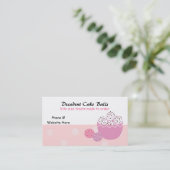 Decadent Cake Balls Visitekaartje (Staand voorkant)