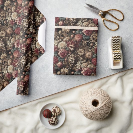 Decadent Devilry - Gotische Barok Cadeaupapier (Crafts)