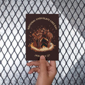 Decadent Nationale Chocolade Cake Dag Briefkaart