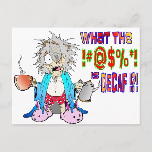 DECAF? BRIEFKAART (Voorkant)