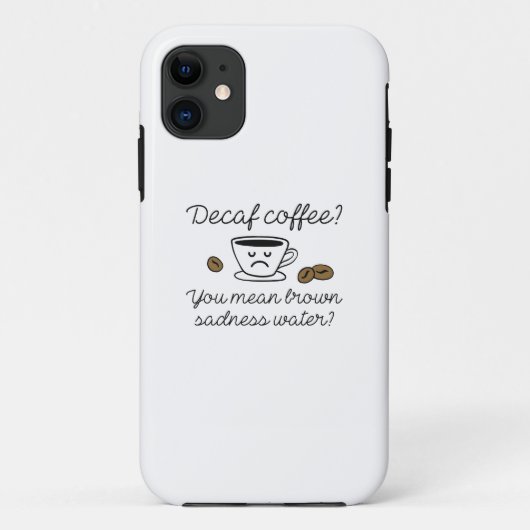 Decaf Coffee Case-Mate iPhone Case (Achterkant)