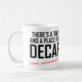Decaf Coffee Hater Funny Mug Koffiemok (Links)