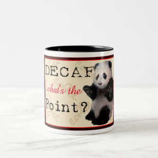 Decaf Panda Coffee Tweekleurige Koffiemok