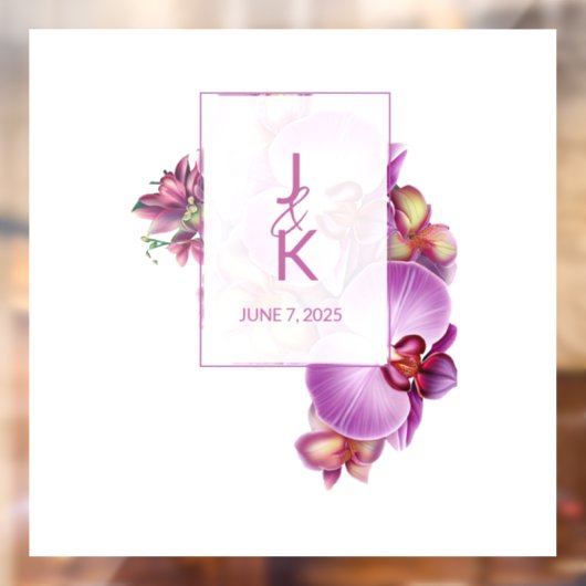 Décal et autocollant mariage Monogramme (Feuille 2)