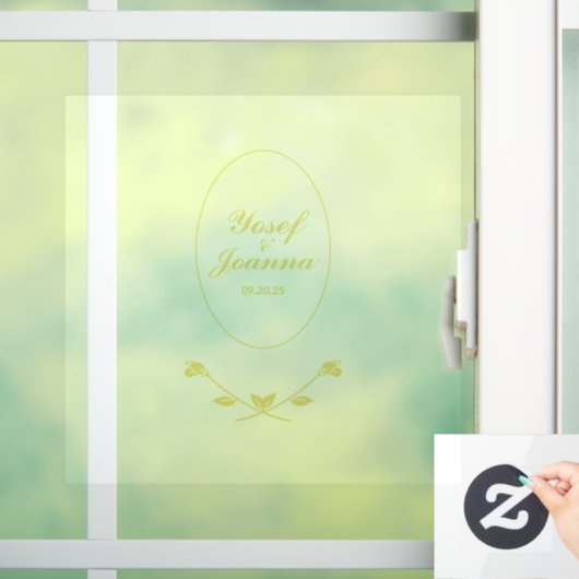Décal et autocollant transparent mariage Couple (Maison)