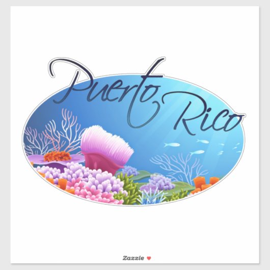 Decal Puerto Rico Sticker (Vel)