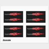 Decal / Sticker - Medium zwart x 8 (Vel)