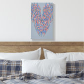 Décalage d'Aura – Toile Abstraite à Dégradé Douce (Insitu(Chambre))