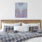 Décalage d'aura – Toile abstraite à dégradé doux (Insitu(Chambre))