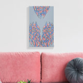 Décalage d'aura – Toile abstraite à dégradé doux (Insitu(Salon))