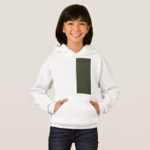 Décalage Moss Green Kids Pullover Sweat - shirt à (Devant entier)
