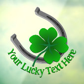 Decale aangepaste Lucky Window Decal van St Patric (Vel 3)