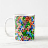 Décaler Hexagons tourner 11oz Mug (Gauche)