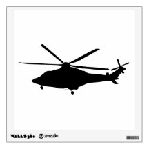 Décalque de mur de silhouette d'AgustaWestland