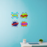 Décalque Mural Bang Pow Boom Zap Pop Art 24"<br><div class="desc">4 décorations murales d'art pop - - Changez la taille de ces décalcomanies en changeant la taille de la feuille de style - 4 tailles - de 12" x 12" à 36" x 36" - - Ces décalcomanies sont imprimées sur un arrière - plan transparent, mais vous pouvez changer en...</div>