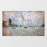 Décalque Mural Claude Monet - Bateaux Regatta à Argenteuil<br><div class="desc">La régate des bateaux à Argenteuil / Régate a Argenteuil - Claude Monet,  Huile sur Toile,  1874</div>