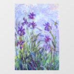 Décalque Mural Claude Monet - Lilac Irises / Iris Mauves<br><div class="desc">Lilac Irises / Iris Mauves - Claude Monet,  1914-1917</div>