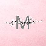 Décalque Mural Nom de calligraphie Script personnalisé<br><div class="desc">Le design est une photo et les coques ne sont pas faits avec de la parties scintillant, des paillettes, des métaux ou des bois. Cette conception est également disponible sur d'autres modèles de téléphone. Choisissez Type de périphérique pour voir d'autres iPhone, Samsung Galaxy ou coques Google. Certains styles peuvent être...</div>