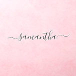 Décalque Mural Nom de calligraphie Script personnalisé<br><div class="desc">Le design est une photo et les coques ne sont pas faits avec de la parties scintillant, des paillettes, des métaux ou des bois. Cette conception est également disponible sur d'autres modèles de téléphone. Choisissez Type de périphérique pour voir d'autres iPhone, Samsung Galaxy ou coques Google. Certains styles peuvent être...</div>