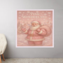 Père Noël Merveilleux Rose Enchanté
