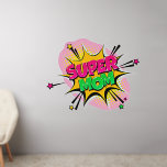 Décalque Mural Super Mom Pink Green Yellow, Pop Art 50"<br><div class="desc">Super Mom Great Pop Art Wall Decal - - Changez la taille de ces décalcomanies en changeant la taille de la feuille de style - 4 tailles - de 12" x 12" à 36" x 36" - - Ces décalcomanies sont imprimées sur un arrière - plan transparent, mais vous pouvez...</div>