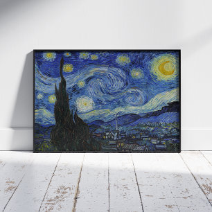 Décalque Mural Vincent Van Gogh, La Nuit étoilée