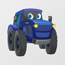 Voiture Bleue