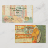 Decanter en Lemons op Bord; Vincent van Gogh Visitekaartje (Voorkant / Achterkant)