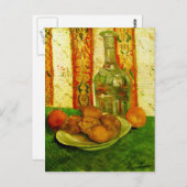 Decanter Lemons en Bord Van Gogh Fine Art Briefkaart (Voorkant / Achterkant)