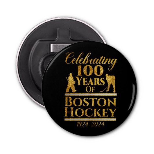 Décapsuleur 100 Ans De Hockey À Boston (Devant)