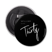 Décapsuleur 30ème Trente-trentième anniversaire moderne (Devant)