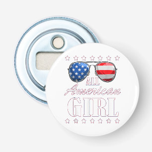 Décapsuleur 4 juillet America Independence Day Patriot USA Fem