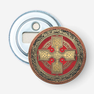 Décapsuleur [500] Ancienne Croix de noeud d'or sacré celtique