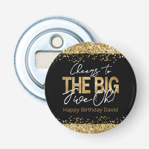 Décapsuleur 50e anniversaire Gold et Black Big 5-Oh Bottle Op