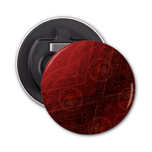 Décapsuleur Acceptation | Médaillons de méditation rouge (Devant)