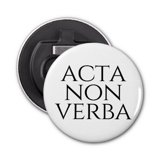 Décapsuleur Acta Non Verba (Devant)
