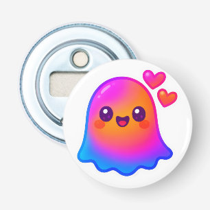 Décapsuleur Adorable Neon Kawaii Ghost avec Gradient et